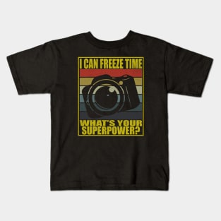 photographer Kids T-Shirt